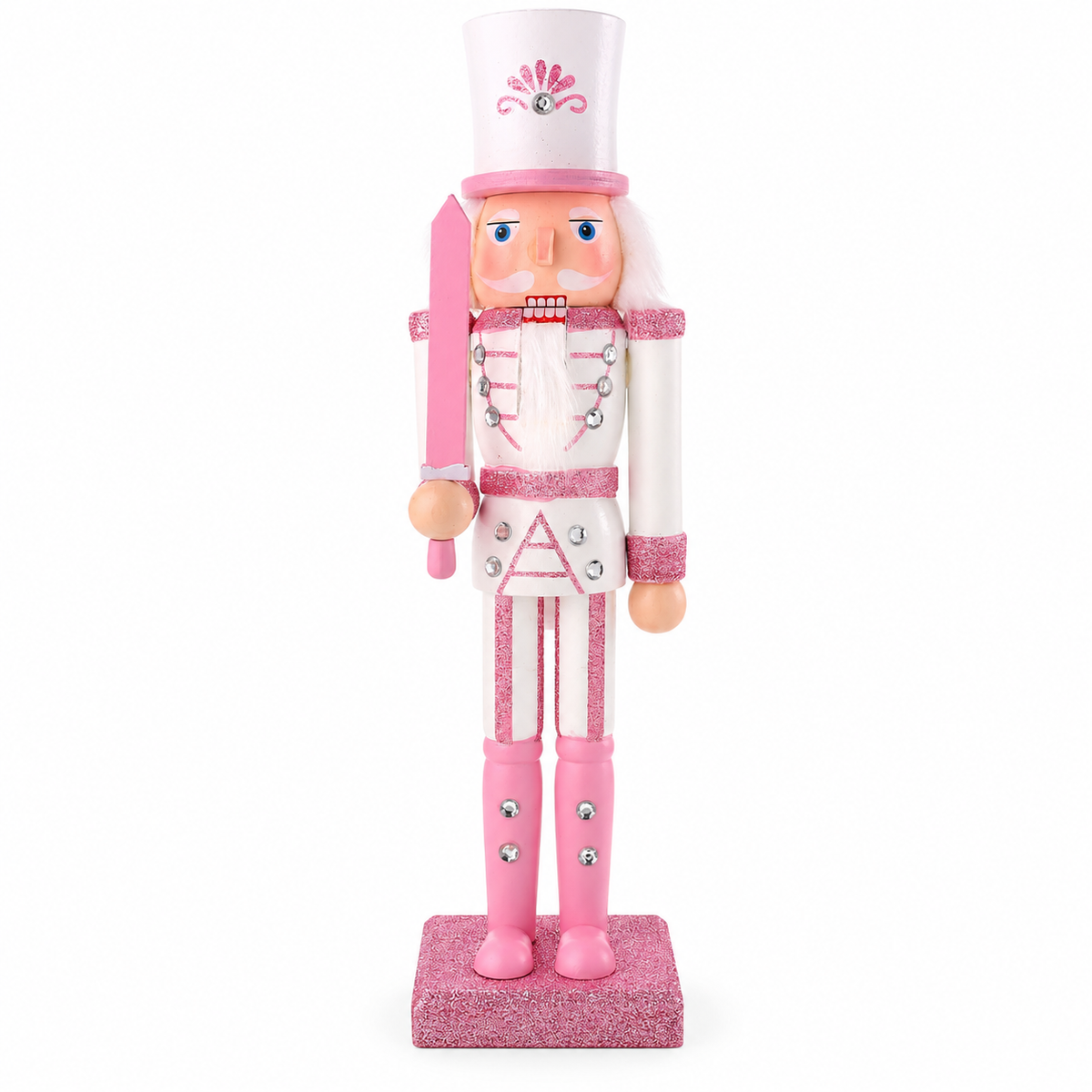 Christmas Nutcracker Soldier Decoration - Pink & White Variants | ALTN30136 / ALTN3017
