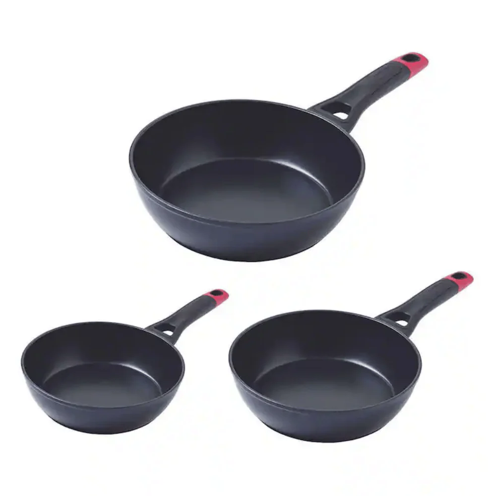 Pyrex Optima Set of 3 Frying Pans 20 + 24 + 28 cm | 28941B