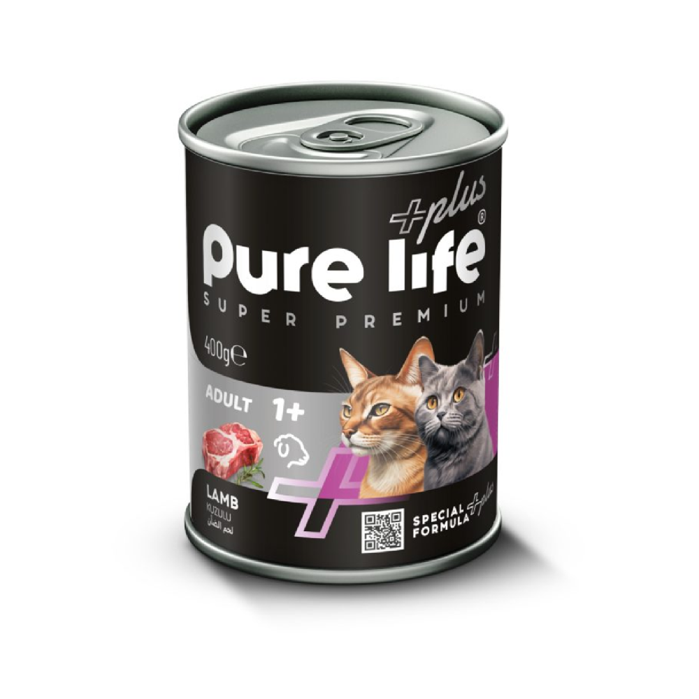 Pure Life Cat Wet Food Super Premium Lamb - 400g | PLC-400-LB