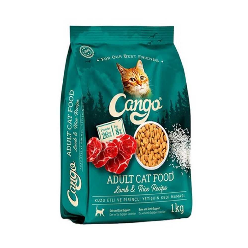 Cango Adult Cat Food Lamb & Rice 1kg | 062109