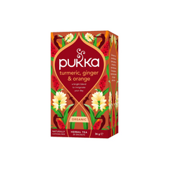 Pukka Organic Turmeric, Ginger & Orange Herbal Tea 20 Tea Bags | 298013