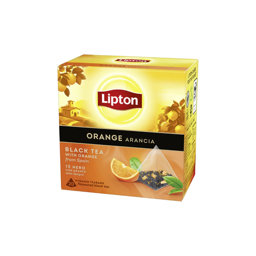 Lipton Orange Black Tea Pyramid 20 Tea Bags | 284388