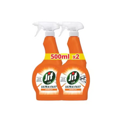 Jif Ultra Fast Kitchen Spray 500ml x2 15% OFF | 256916