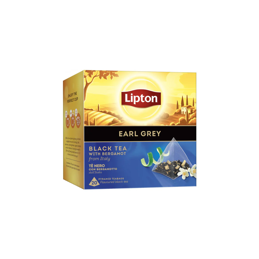 Lipton Earl Grey Black Tea Pyramid 20 Tea Bags | 284385