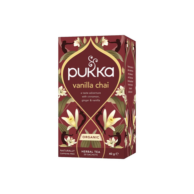 Pukka Organic Vanilla Chai Herbal Tea 20 Tea Bags | 298018