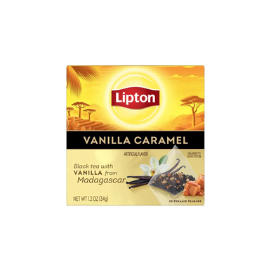 Lipton Vanilla Caramel Black Tea Pyramid 20 Tea Bags | 284390