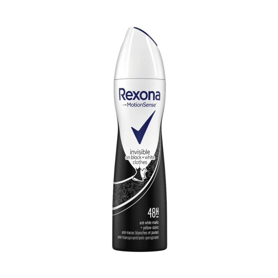 Rexona Women Invisible Black & White Antiperspirant Deodorant 200ml | 293651