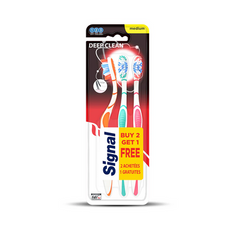 Signal Deep Clean Medium Toothbrush 2+1 Free | 257184
