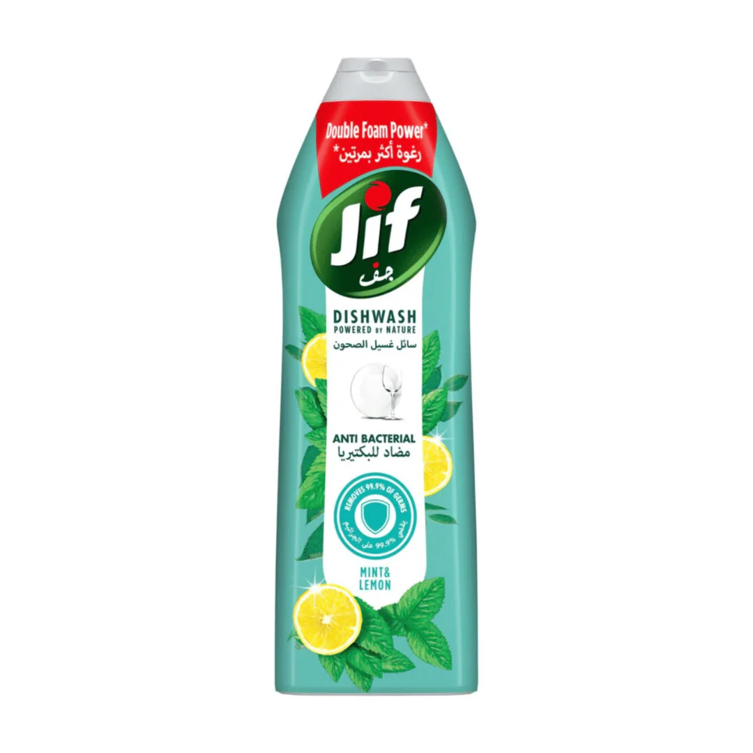 Jif Antibacterial Mint & Lemon Dishwashing Liquid 750ml | 284133