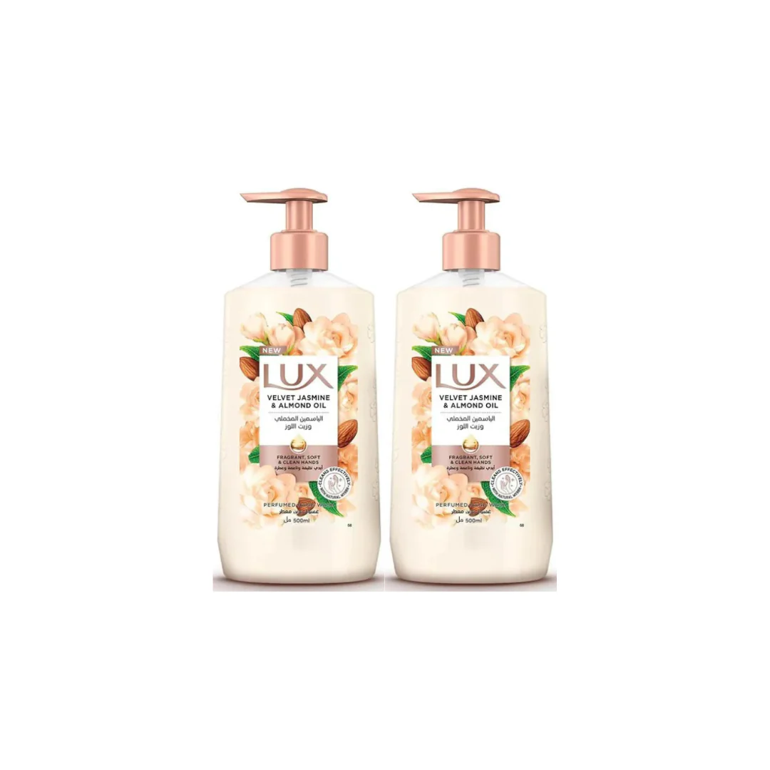 Lux Velvet Jasmine & Almond Oil Hand Wash 500ml 2 @ 20% OFF | 297835