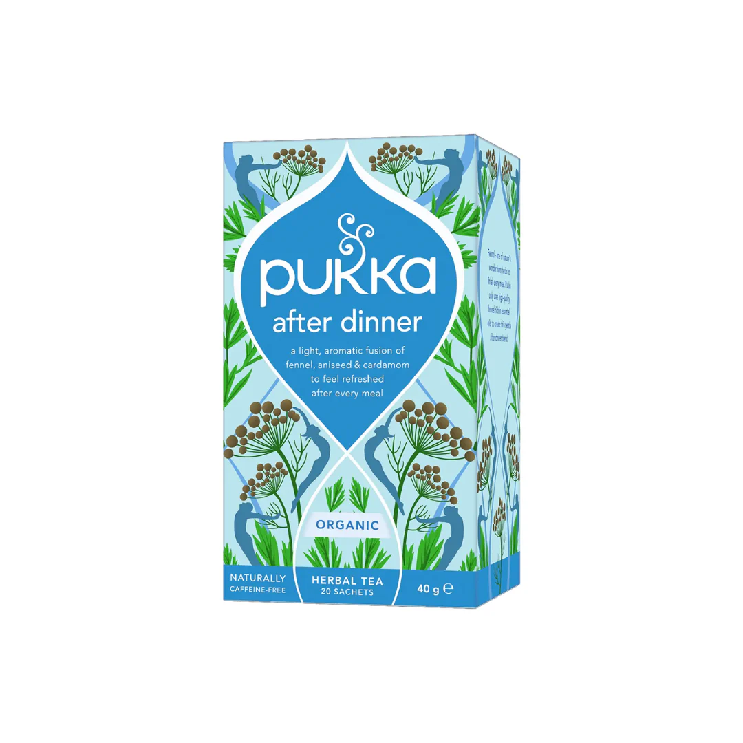 Pukka Organic After Dinner Herbal Tea 20 Tea Bags | 298015