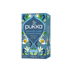 Pukka Organic Chamomile, Vanilla & Manuka Honey Herbal Tea 20 Tea Bags | 298016