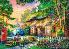Trefl Premium Plus Quality - Tea Time: Stoney Lane Cottage 1000-Piece Jigsaw Puzzle | 10852