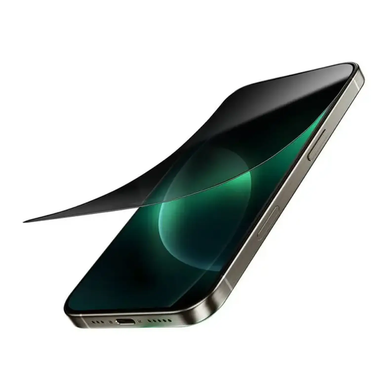 Green Lion 9H Steve Privacy Anti-Peeping Glass Screen Protector for iPhone 16 Plus - Black | GN9HSPY16PSBK