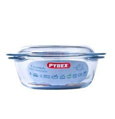 Pyrex Essentials Glass Round Casserole High resistance 3L 208A