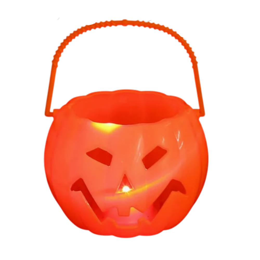 Halloween Light-Up Pumpkin Lantern Candy Bucket | AL2628