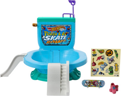 Hot Wheels Skate Fingerboard Toilet Bowl Skate Set Flush and Go Skate Park