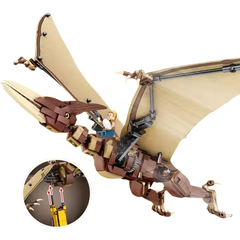 MJI, Creative LEGO-style construction sets, Dinosaur World Park Ptero Sauria Dragon Smaug Building Block Set - 769pcs | MJI-13006