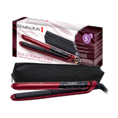 Remington Silk Hair Straightener with Advanced Silk Ceramic Coating - Red | S9600 E51