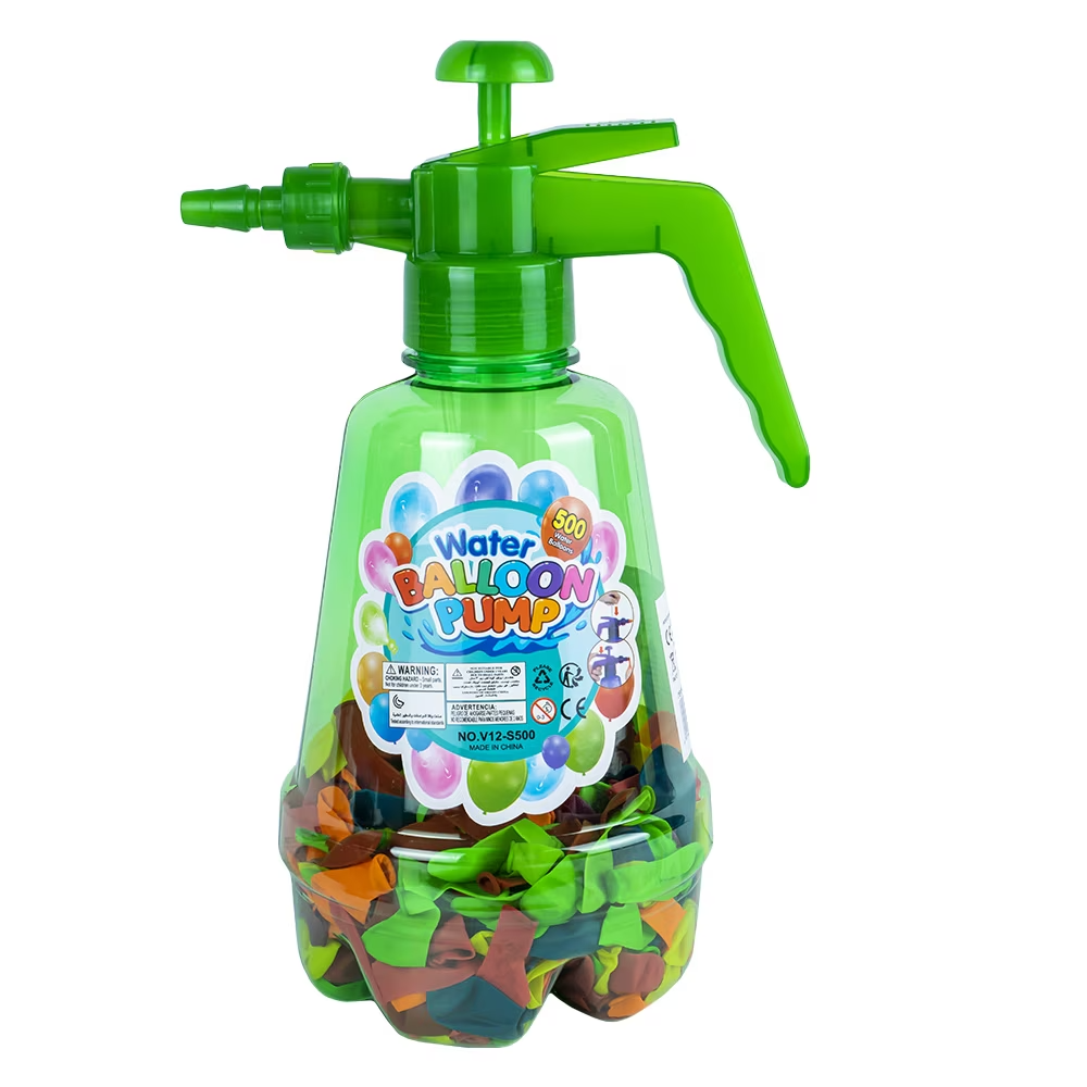 Water Balloon Pump Set with 100 Balloons - Green| V12-100S
