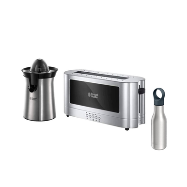 Russell Hobbs Toaster + Citrus Juicer + Joseph Joseph Loop Water Bottle  | 23380+22760+81121