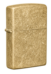 Zippo Regular Tumbled Brass Lighter | 49477