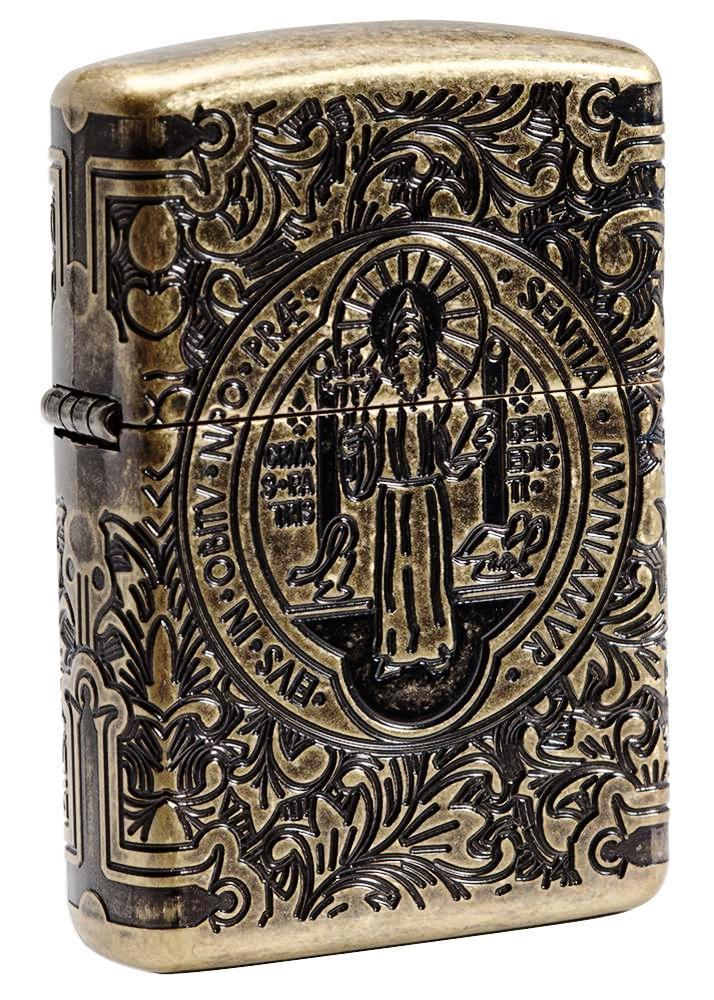 Zippo Armor St. Benedict Design Lighter | 29719