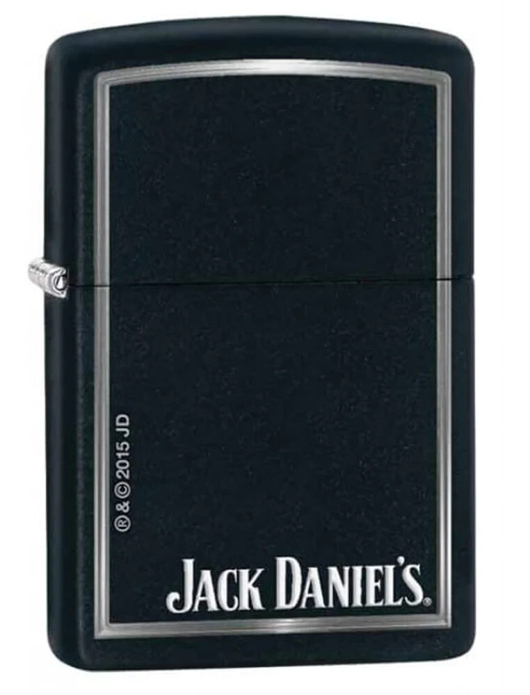 Zippo Jack Daniel's Black Matte Windproof Lighter | 28820