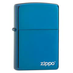 Zippo Sapphire Logo Pocket Lighter | 20446ZL