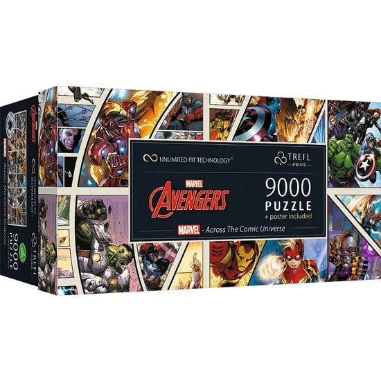 أحجية Trefl Marvel عبر عالم القصص المصورة 9000 قطعة | 81022