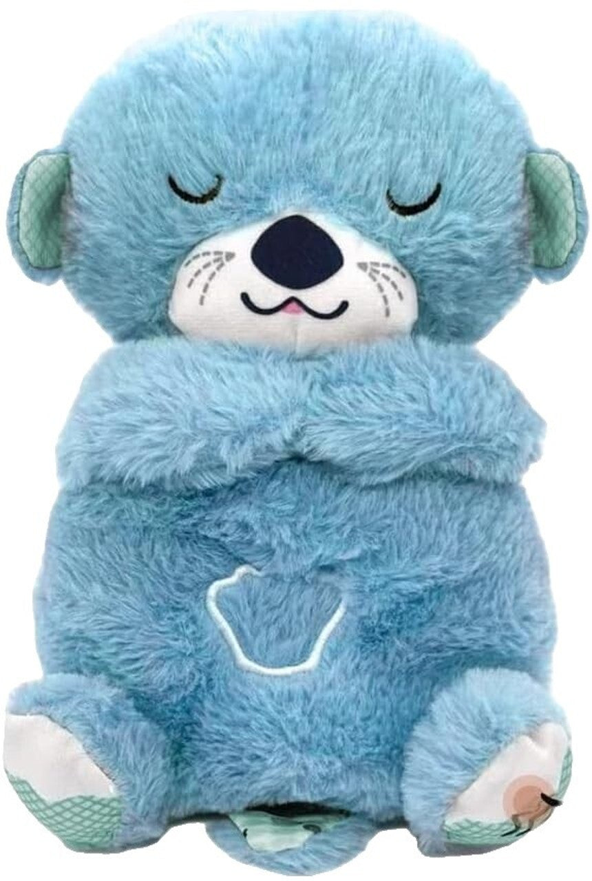 Soft Sleeping Bear Plush Toy - Blue | 312-2