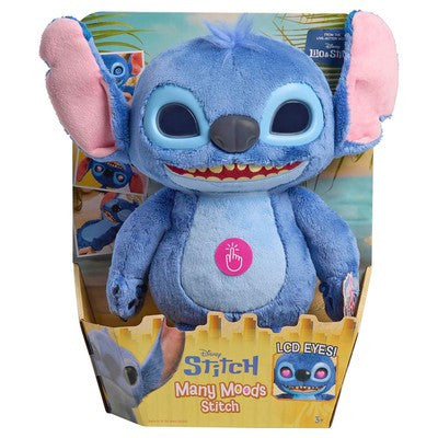 Interactive Blue Alien Plush with LCD Eyes | AL-BL-370