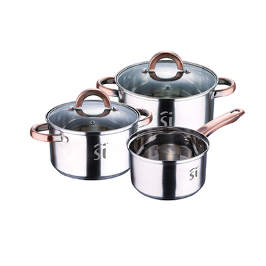 San Ignacio 5 Pcs Stainless Steel Cookware Set | SG-8160