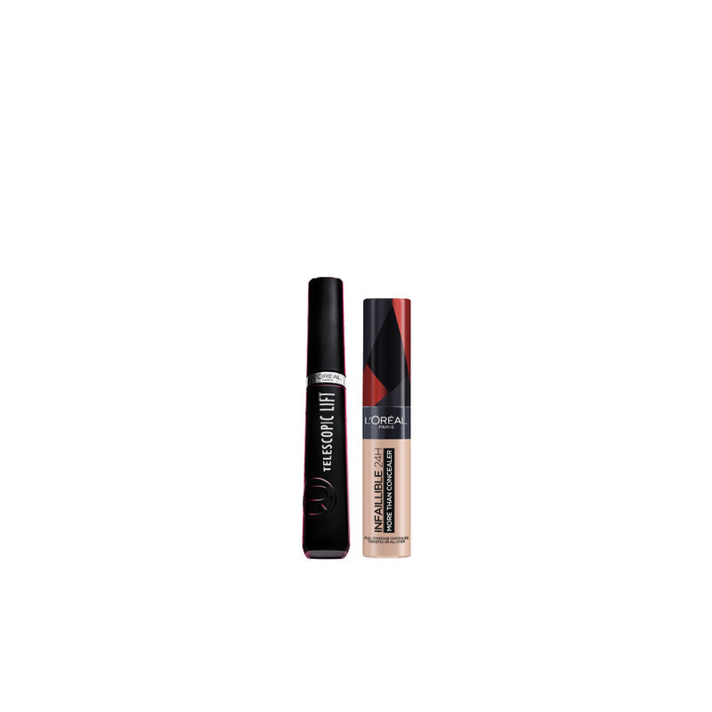 L'Oréal Paris Infaillible Concealer x Telescopic Mascara Bundle