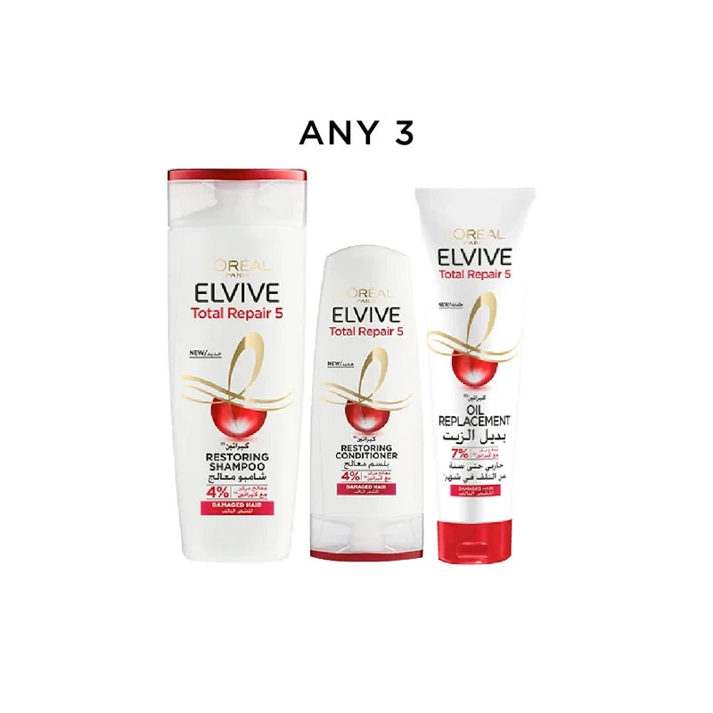 L'Oréal Paris Elvive Shampoo, Conditioner & Mask Bundle