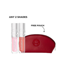 L'Oréal Paris Plump Ambition Hyaluron Lip Oil Duo + Free Pouch