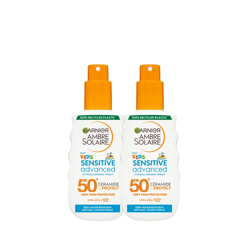 Garnier Ambre Solaire SPF50+ Kids Sunscreen Duo Bundle