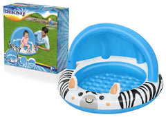 Bestway Safari Sun Shaded Kiddie Pool – 97 cm × 66 cm | 52559