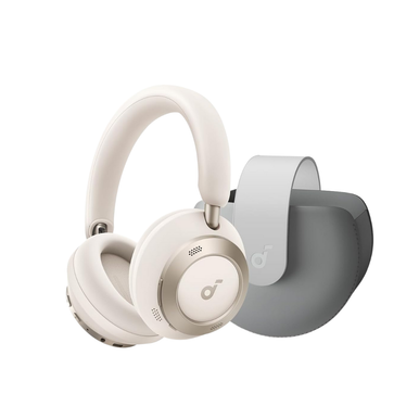 Soundcore by Anker Space One Pro Wireless Headphones with Case - White  | A3062H21