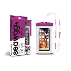 Seawag Waterproof Phone Case - Purple/White