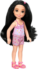 Barbie Club Chelsea Hearts Doll with Blonde Hair & Yellow Heart Dress | HNY57
