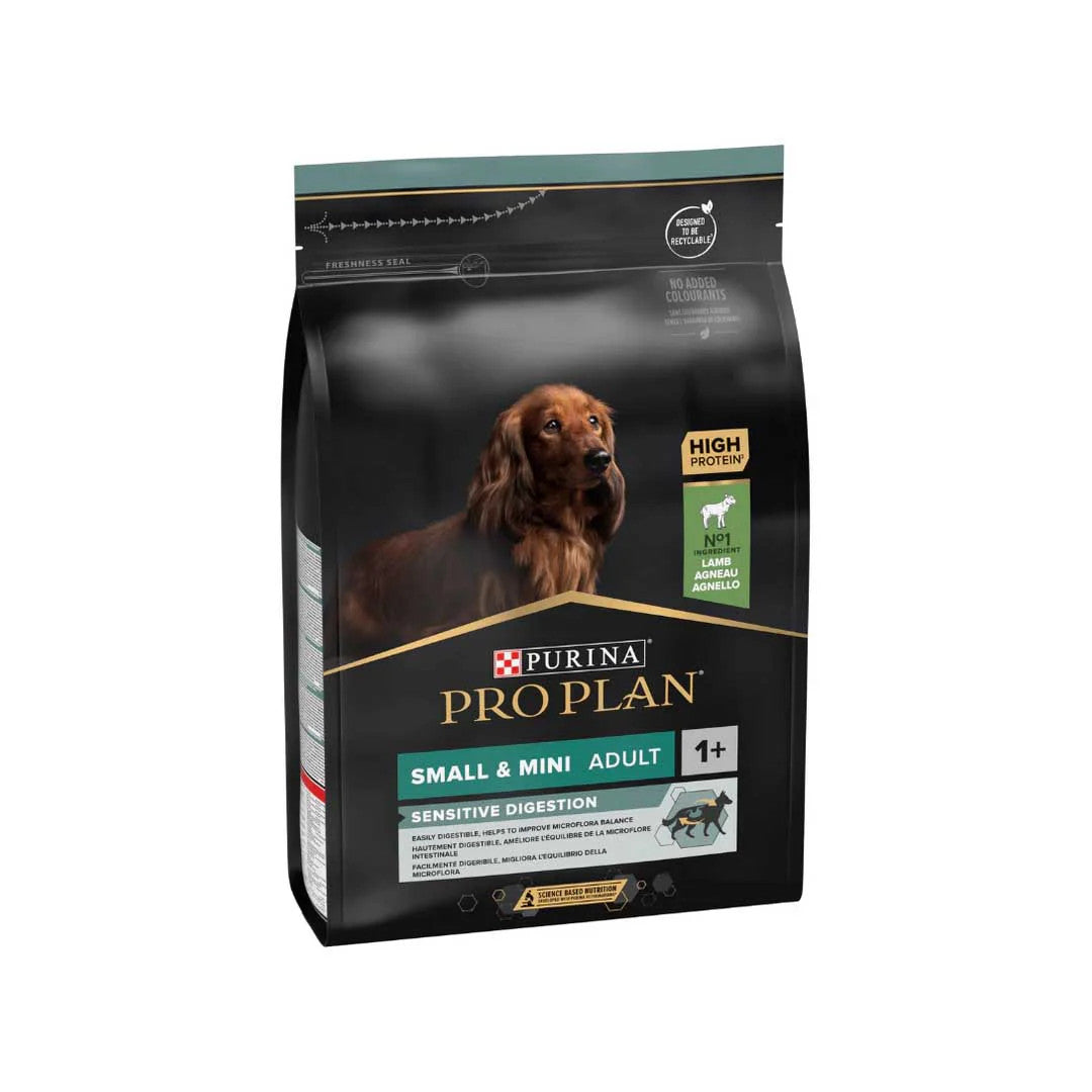 Pro Plan Small & Mini Adult Sensitive Digestion Lamb Dog Food - 3kg | 205003