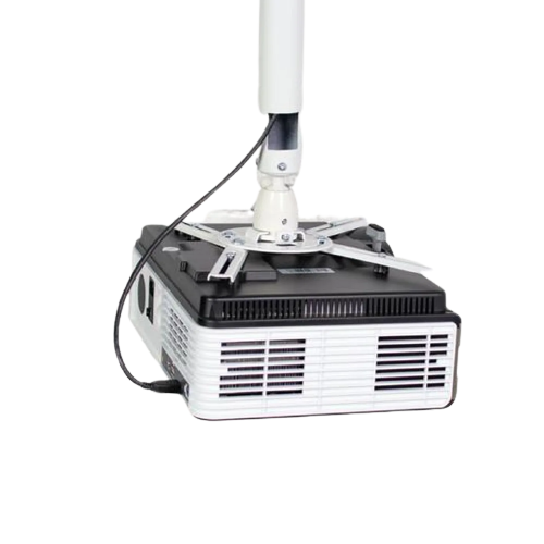 SkyPro Projector Ceiling Mount  Adjustable 50cm~100cm Black, Cable Management, Rotation angle: ± 15°, Supports up to 20 kg | X5010-W