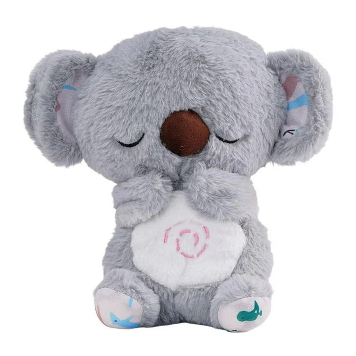 Soft Sleeping Bear Plush Toy - Grey | 312-6