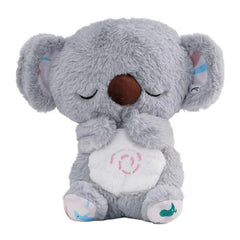 Soft Sleeping Bear Plush Toy - Grey | 312-6