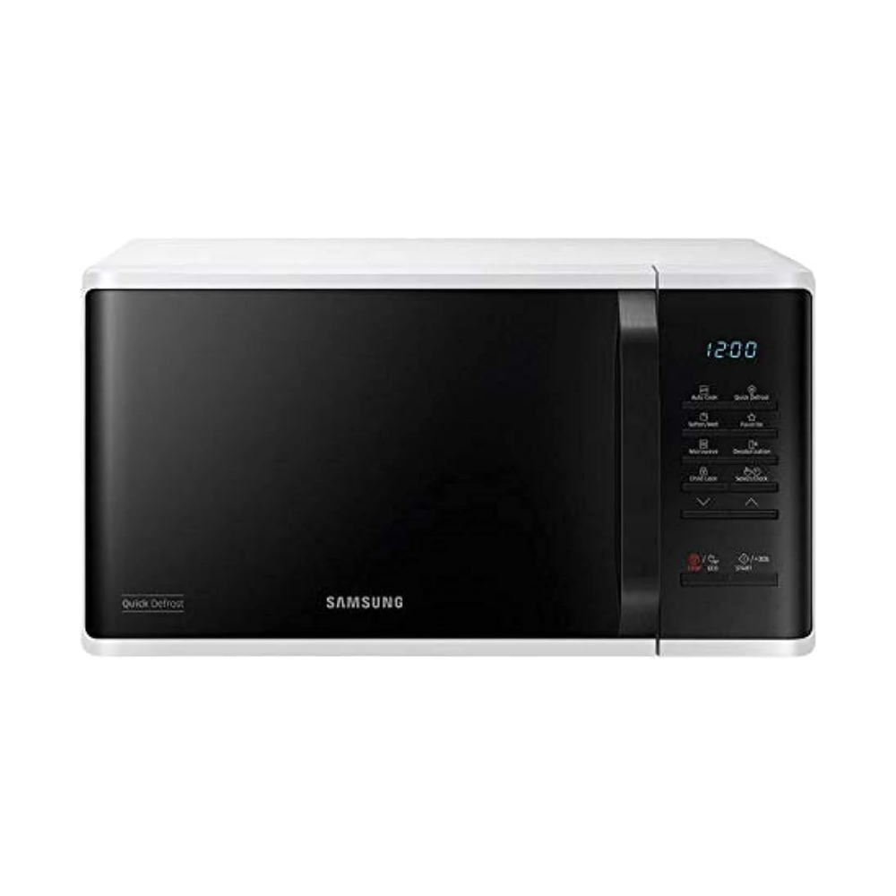 Samsung Microwave 23L 1150W White Ceramic | MS-23K3614AW/BWSamsung Microwave 23L 1150W White Ceramic | MS-23K3614AW/BW