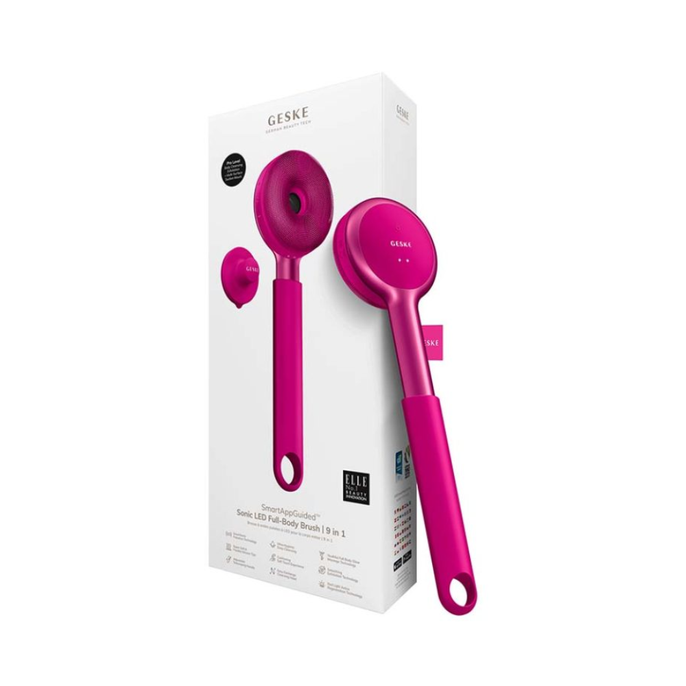 GESKE 9-in-1  Sonic LED Full Body Brush - Magenta | GESGK000708MG01