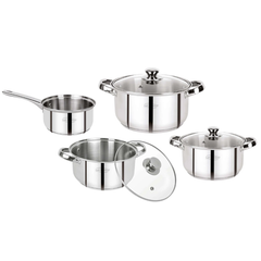 San Ignacio 7 Pcs Stainless Steel Cookware Set | SG-8066