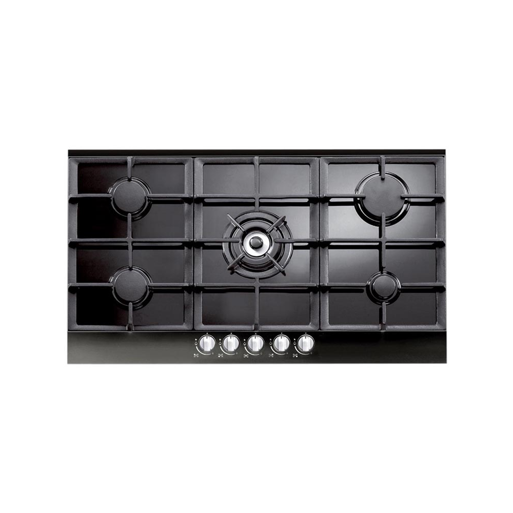 Sensus 90cm Gas Hob - Black | SMI5G1T90SICIB