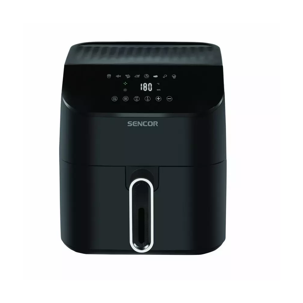 Sencor 4.5L Air Fryer with Adjustable Temperature - 1400W | SFR4550BK-MEG2